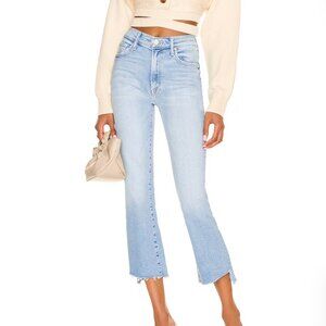 MOTHER The Insider Crop Step Fray Jeans